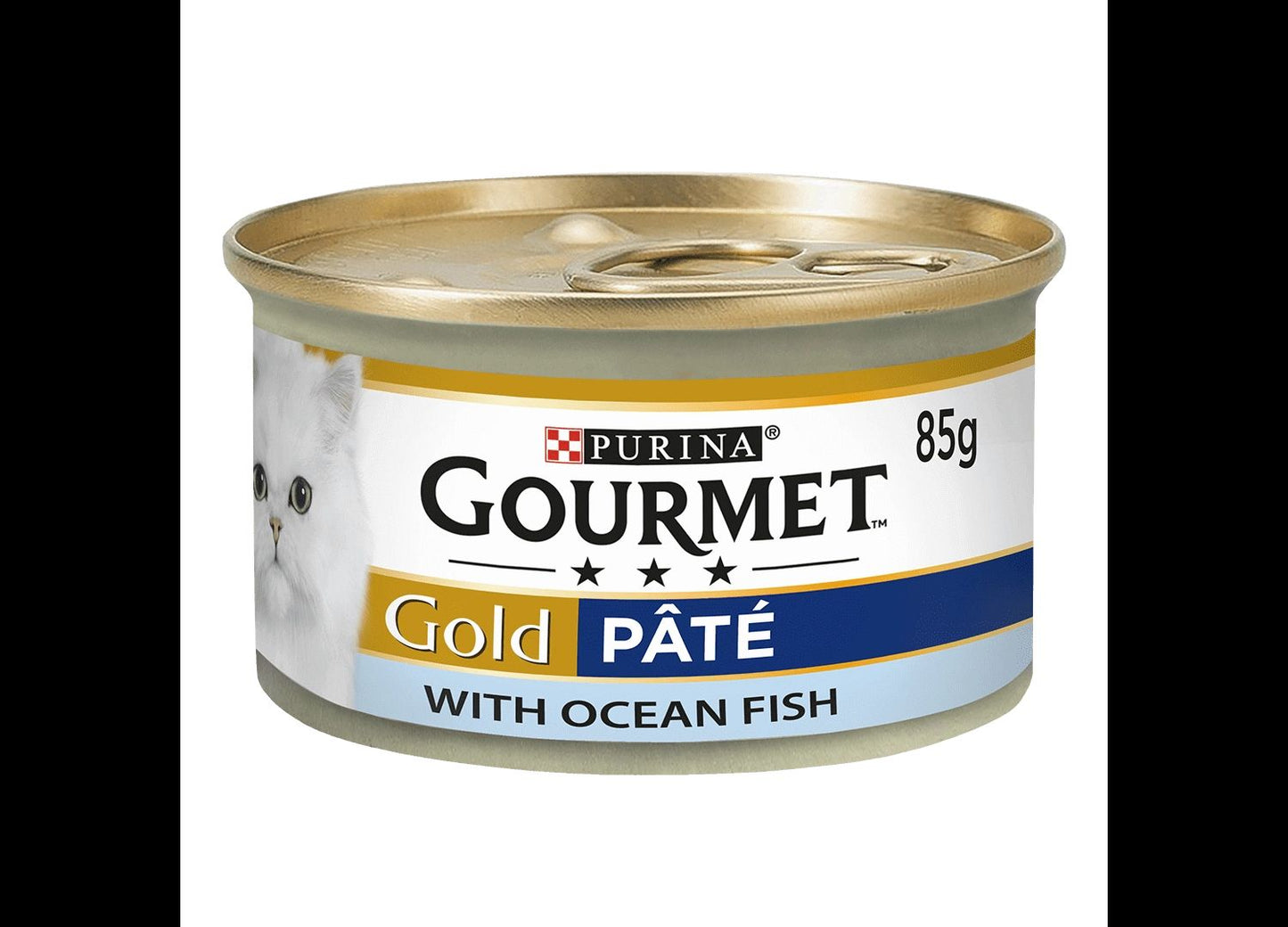12 X Gourmet Gold Ocean Fish Pate Cat Food 85g