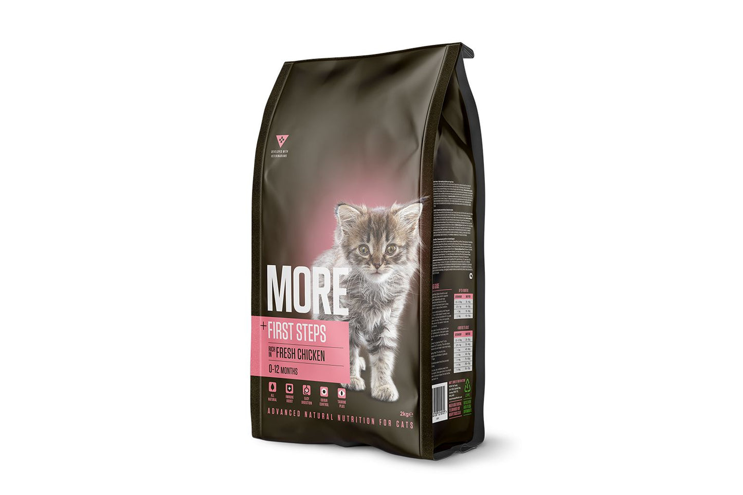 MORE +First Steps Chicken Kitten Food