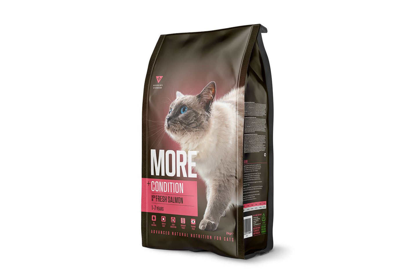 MORE +Condition Salmon Adult Cat Food