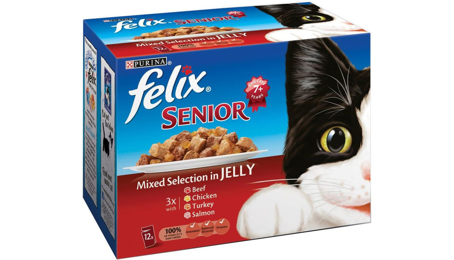Felix Senior Selection In Jelly Wet Cat Food