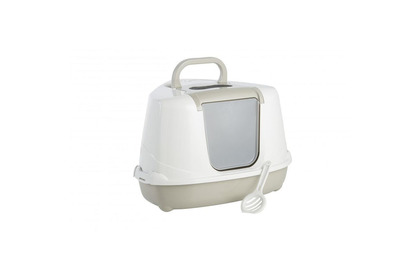 Unbranded Corner Hooded Flip Loo Grey