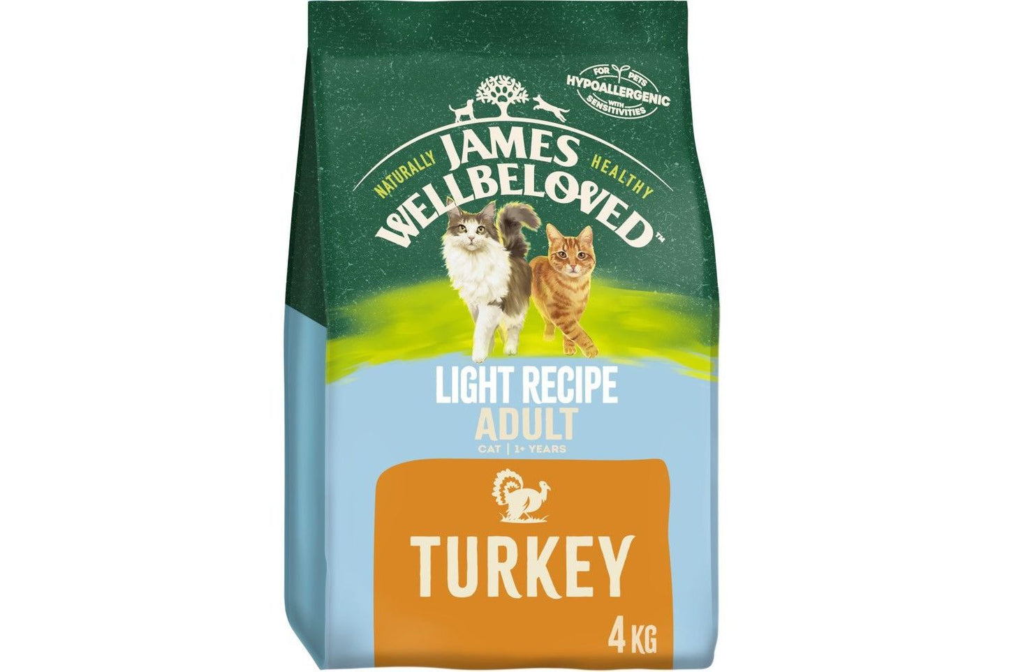 James Wellbeloved Light Adult Dry Cat Food Turkey