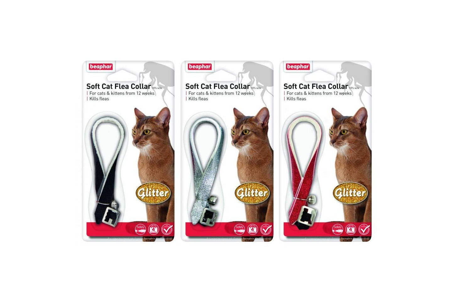 Beaphar Cat Flea Collar Glitter 30cm