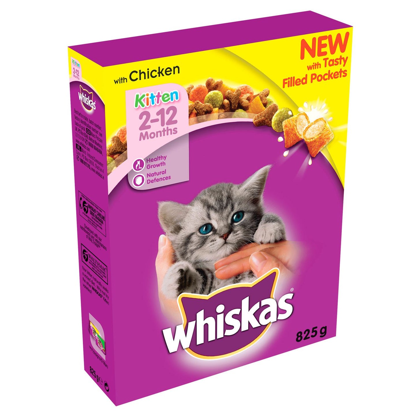 Whiskas 2-12 Months Kitten Complete Dry Food With Chicken
