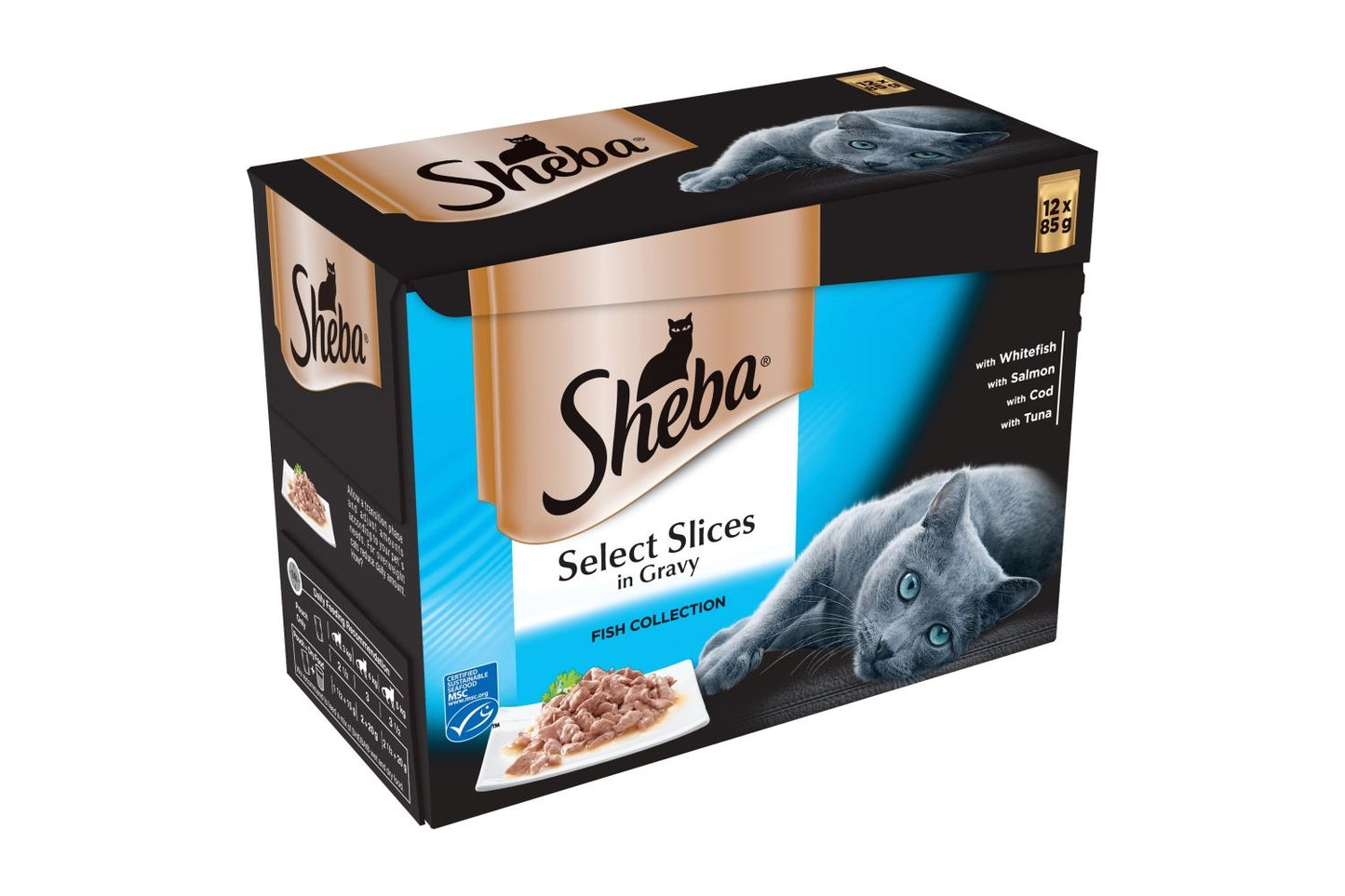 Sheba Pouch Select Slices Fish Collection In Gravy