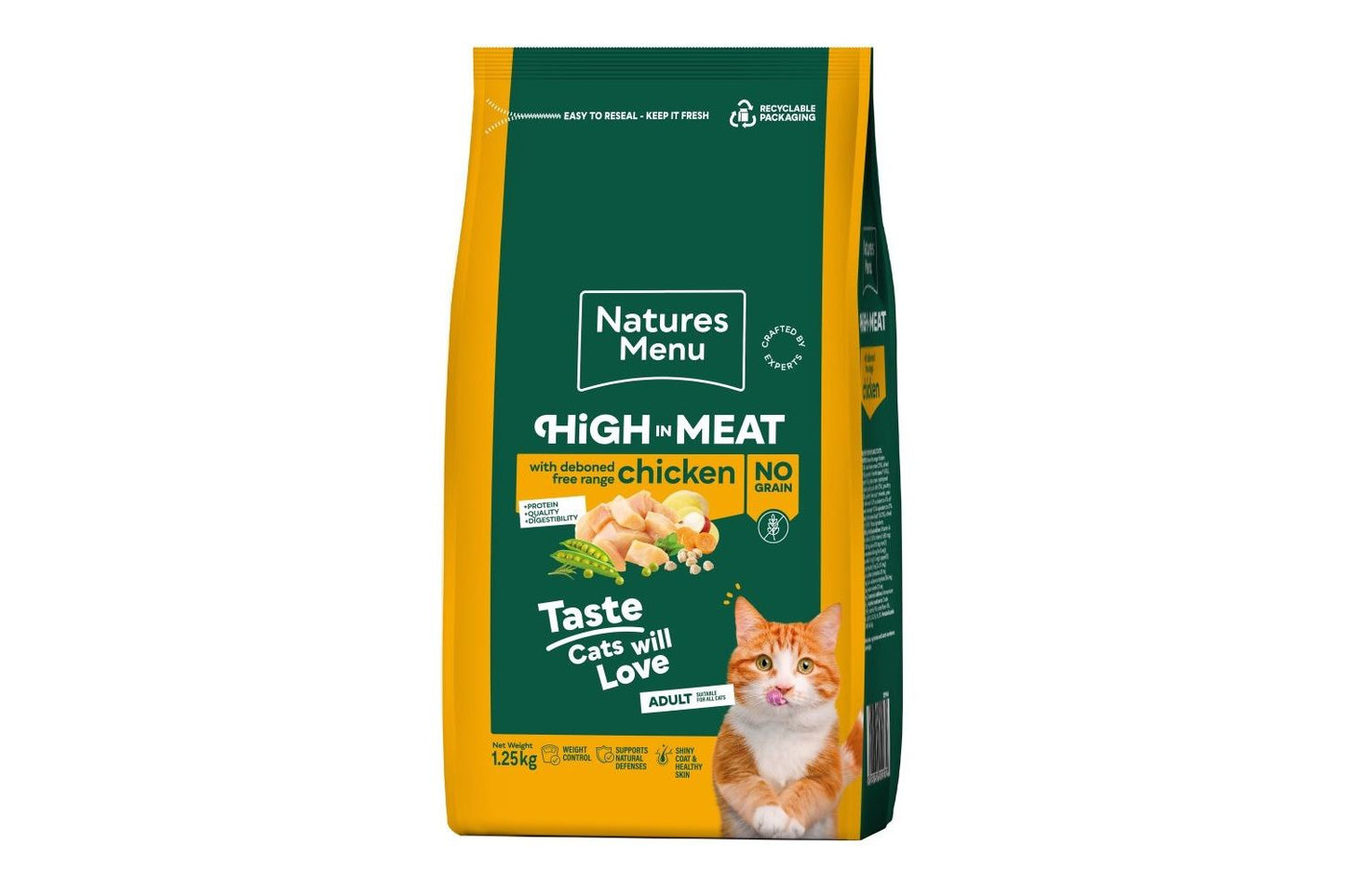 Natures Menu Adult Cat High In Meat With Chicken
