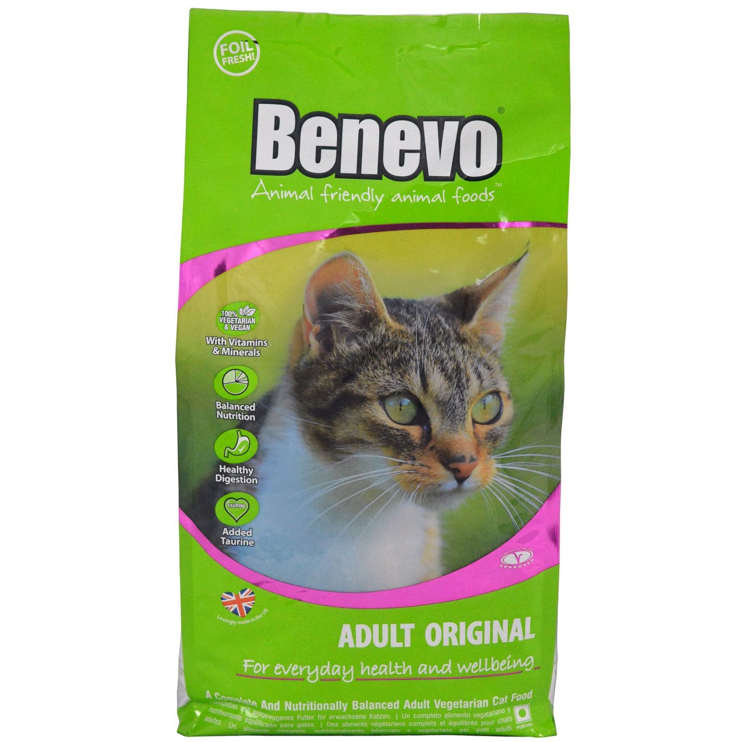 Benevo Adult Original Complete Vegetarian & Vegan Cat Food