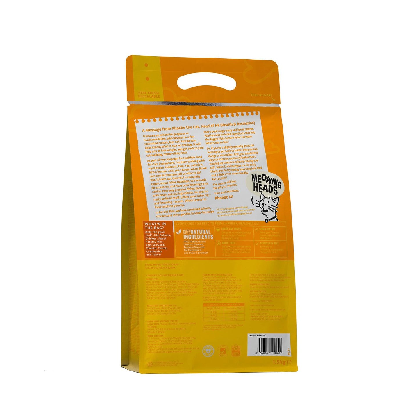 Meowing Heads Fat Cat Slim Dry Cat Food
