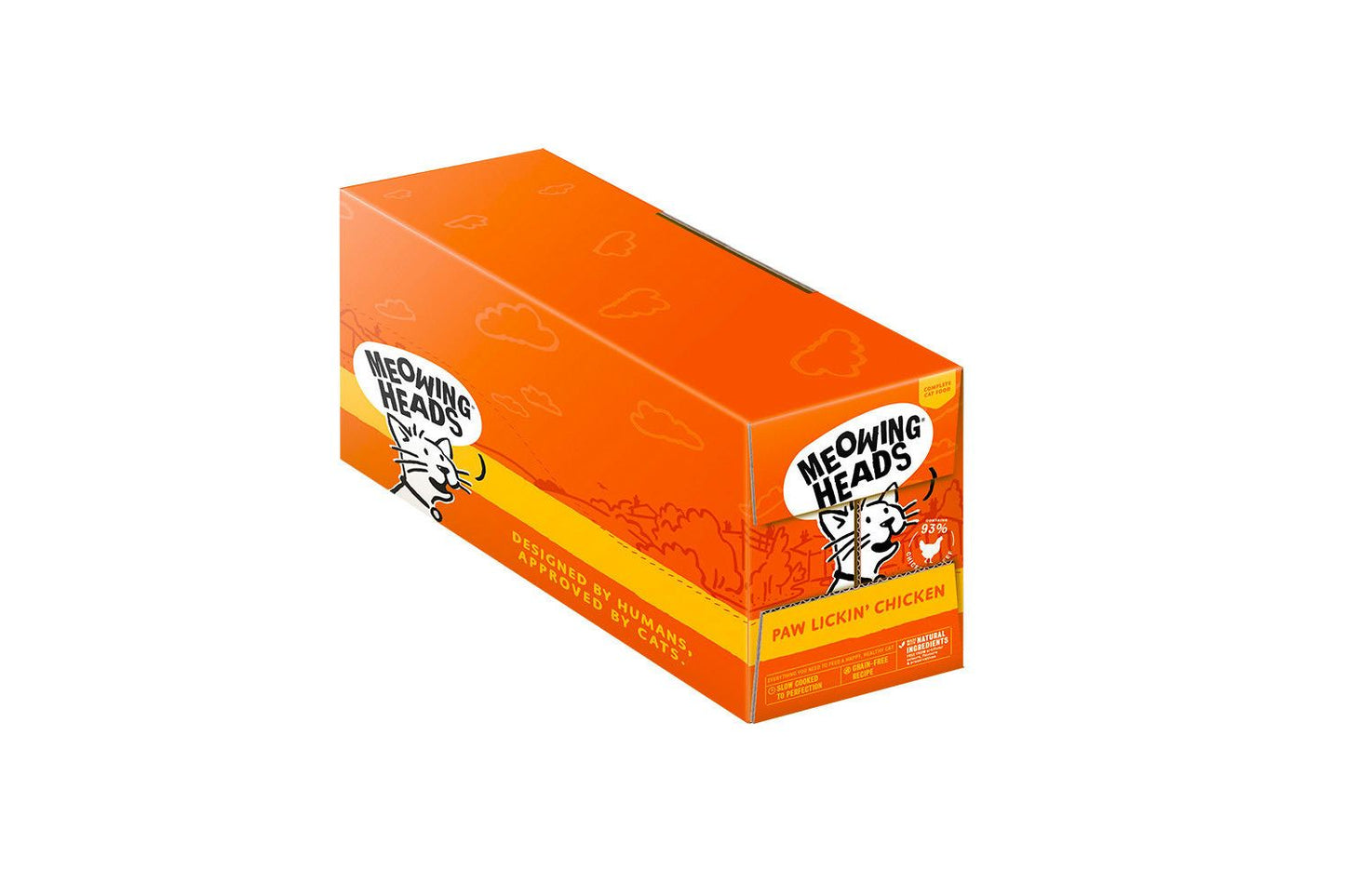 Meowing Heads Paw Lickin' Chicken Wet Cat Food