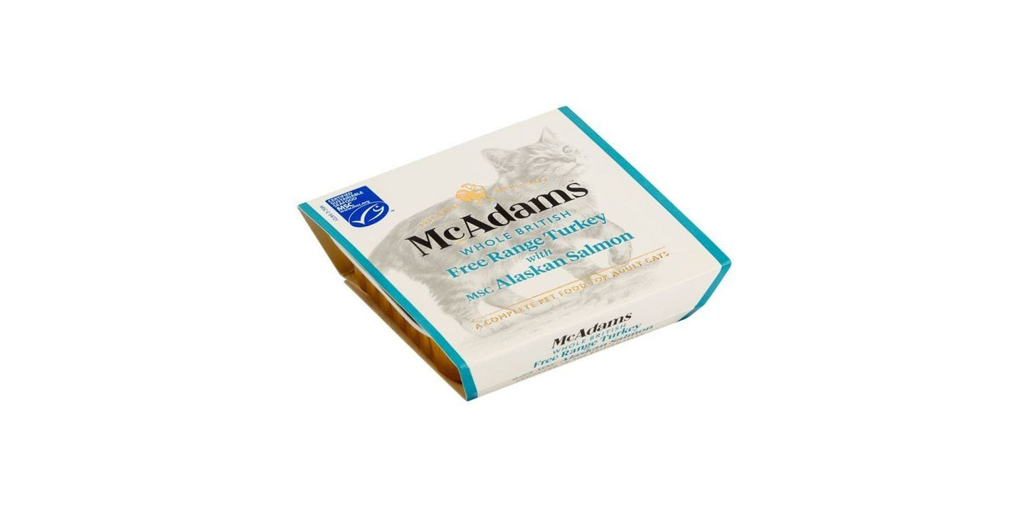 McAdams Free Range Turkey With MSC Alaskan Salmon Wet Cat Food