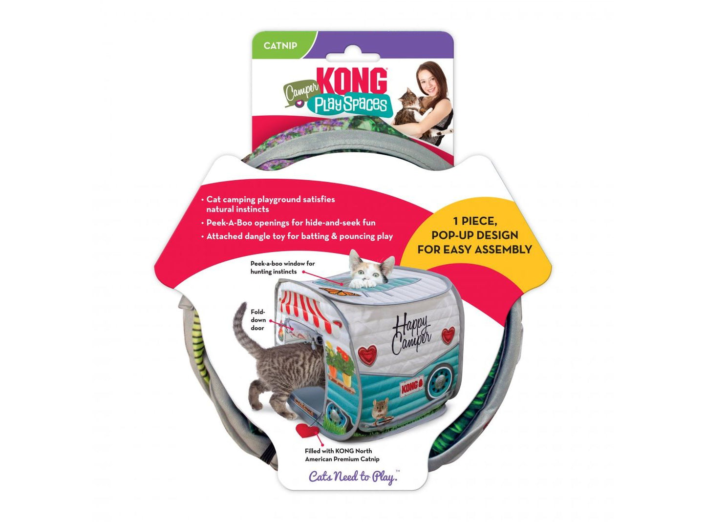 KONG Play Spaces Camper Cat Toy