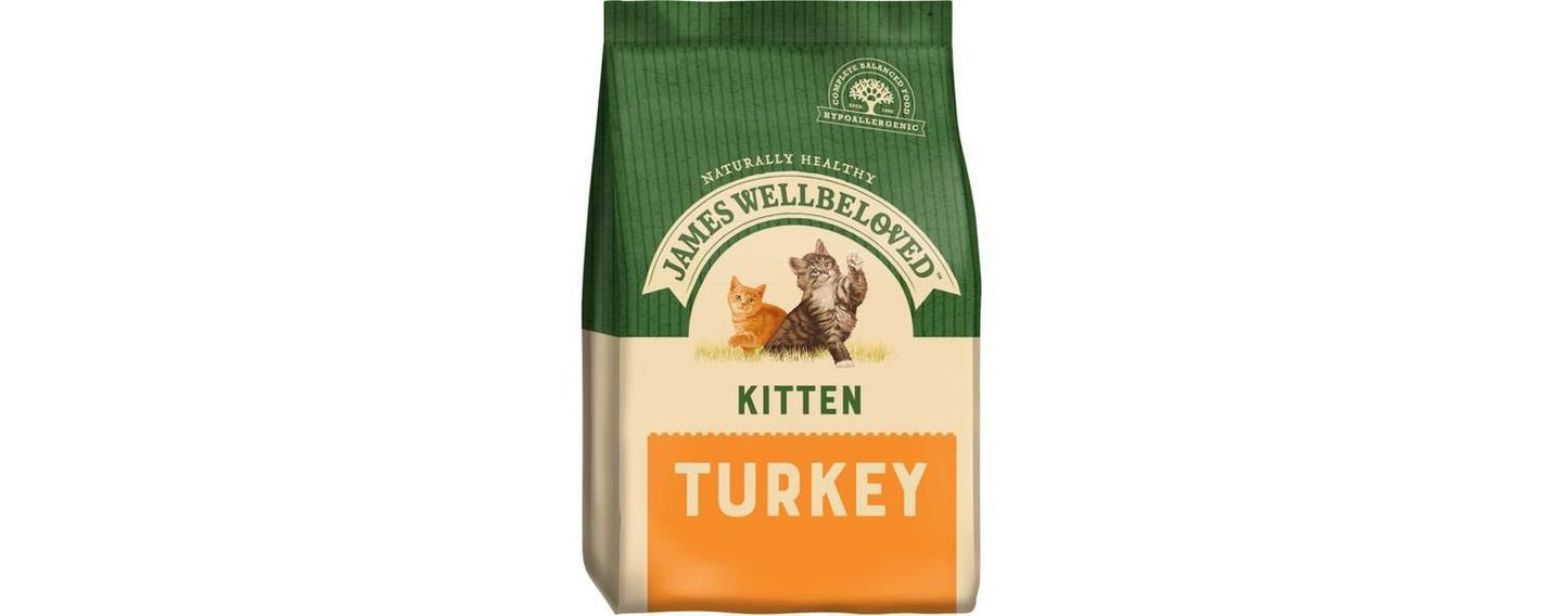 James Wellbeloved Turkey Hypoallergenic Dry Kitten Food