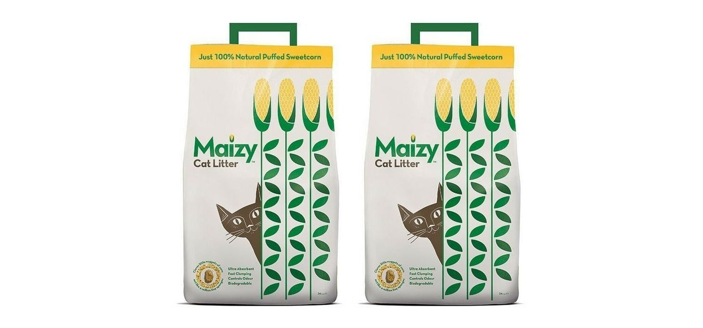 Maizy 100% Natural Corn Clumping Cat Litter