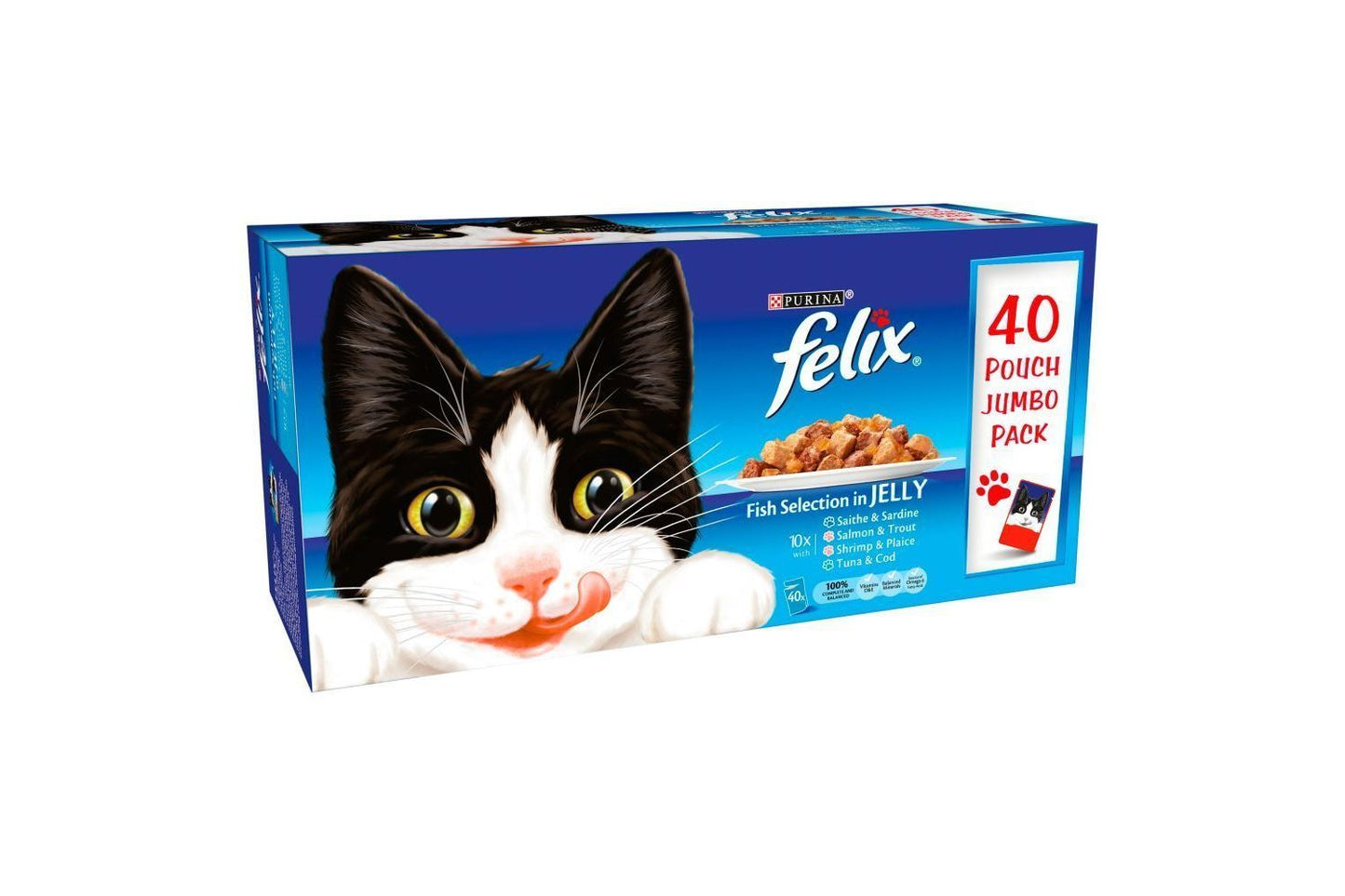 Felix Fish Selection In Jelly Wet Cat Food 40 X 100g