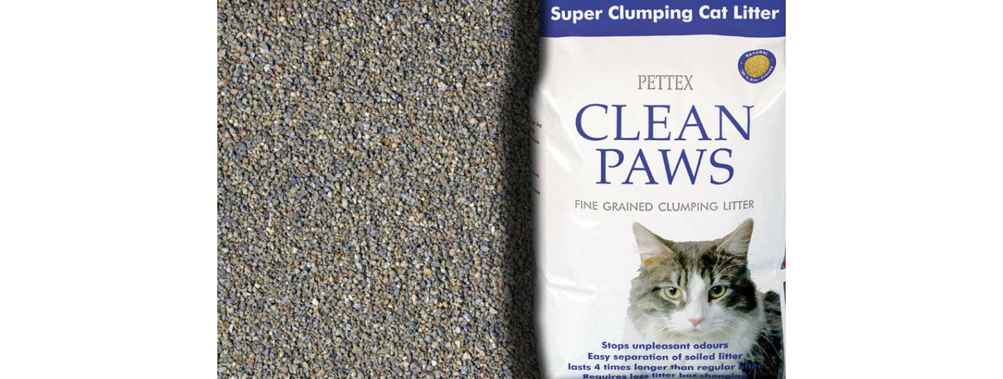 Pettex Clean Paws Clumping Cat Litter 15kg