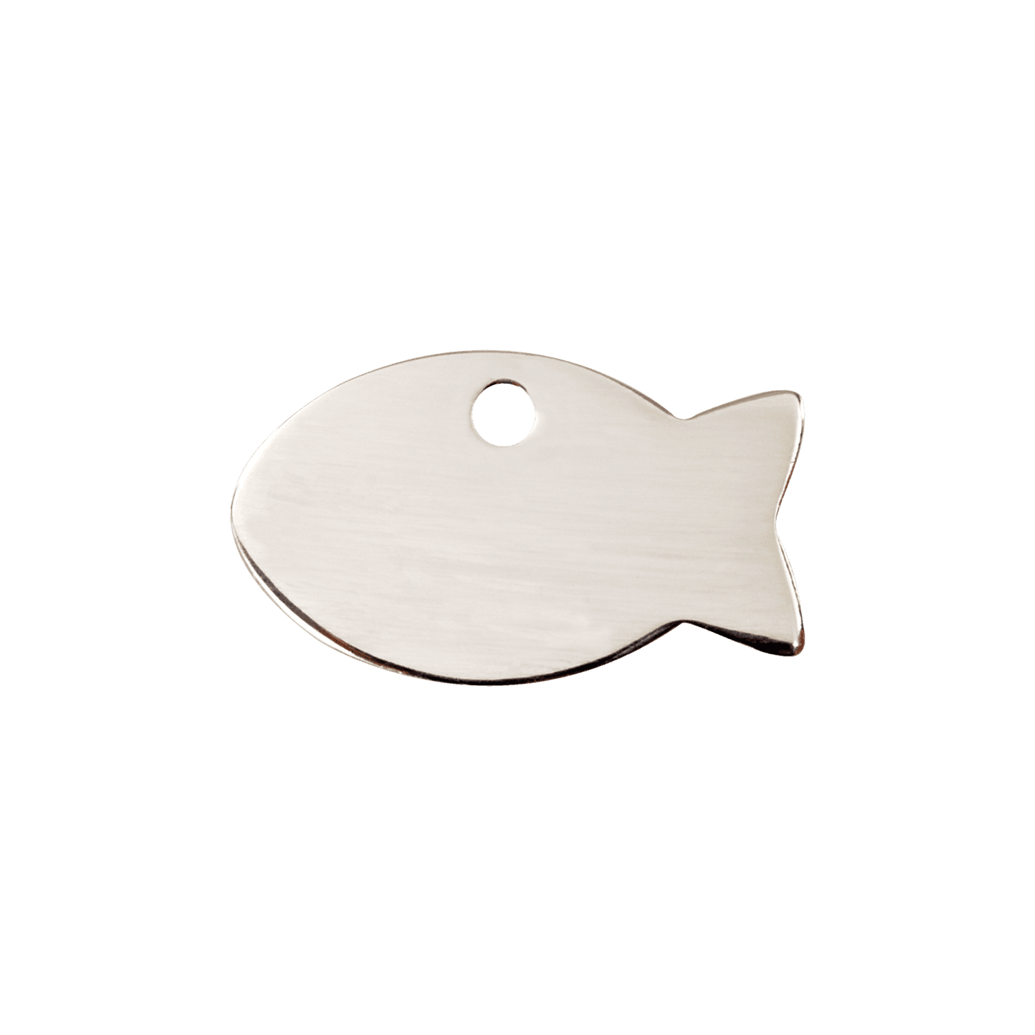  Red Dingo Stainless Steel Engraved Cat Tag Fish