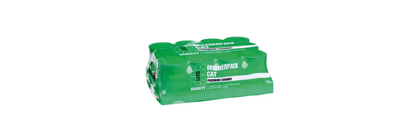  Kennelpak Cat Premium Chunks Variety Large 12 X 400g