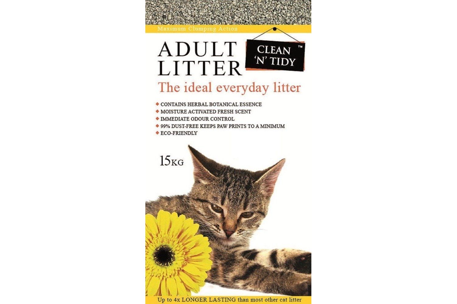  Sharples 'N' Grant Clean 'N' Tidy Adult Everyday Clumping Cat Litter 15kg