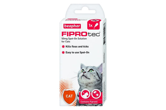  Beaphar FIPROtec Spot-On For Cats (1 X Treatment)