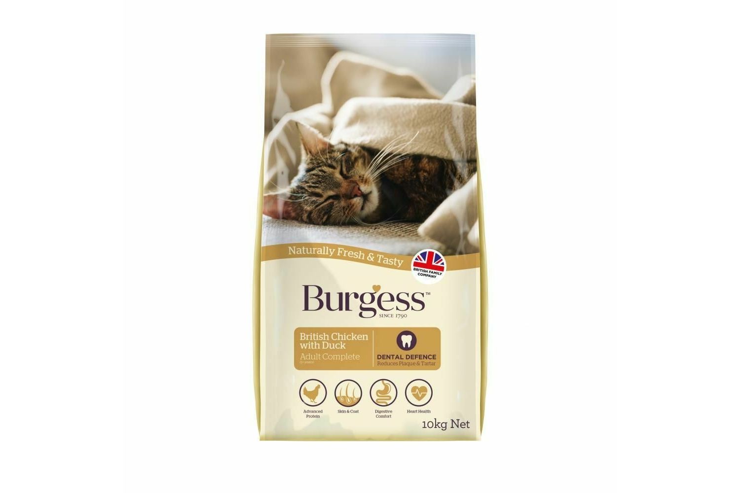 Burgess Adult Cat Rich In Chicken And Duck 10kg