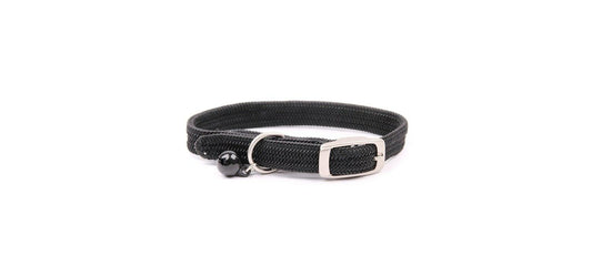  Great&Small Plain Black Cat Collar