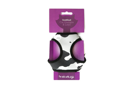  Great&Small Cat Harness Black Camo