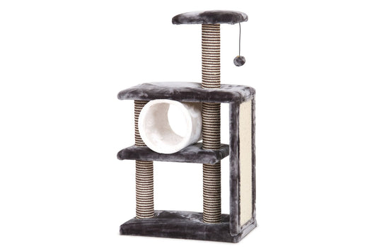  Great&Small Snuggle&Scratch Tunnel & Climb Cat Scratcher
