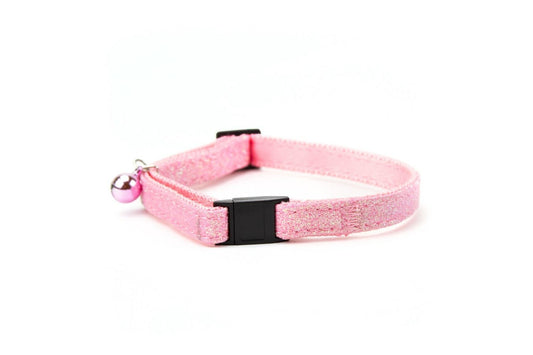  Great&Small Pink Glitter Cat Collar