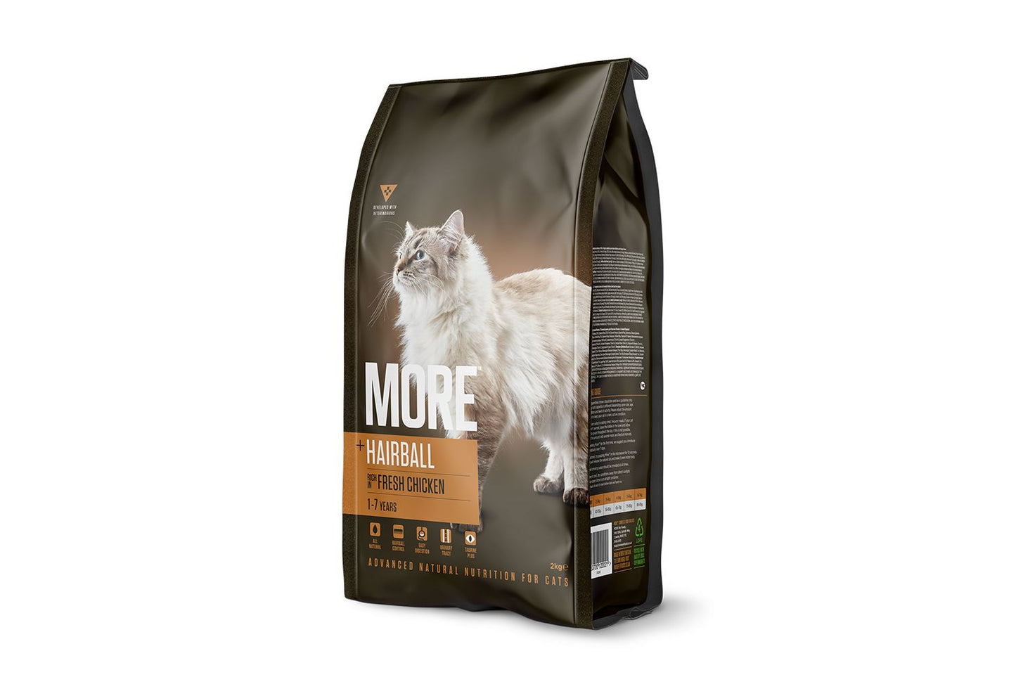  MORE +Hairball Chicken Adult Cat Food