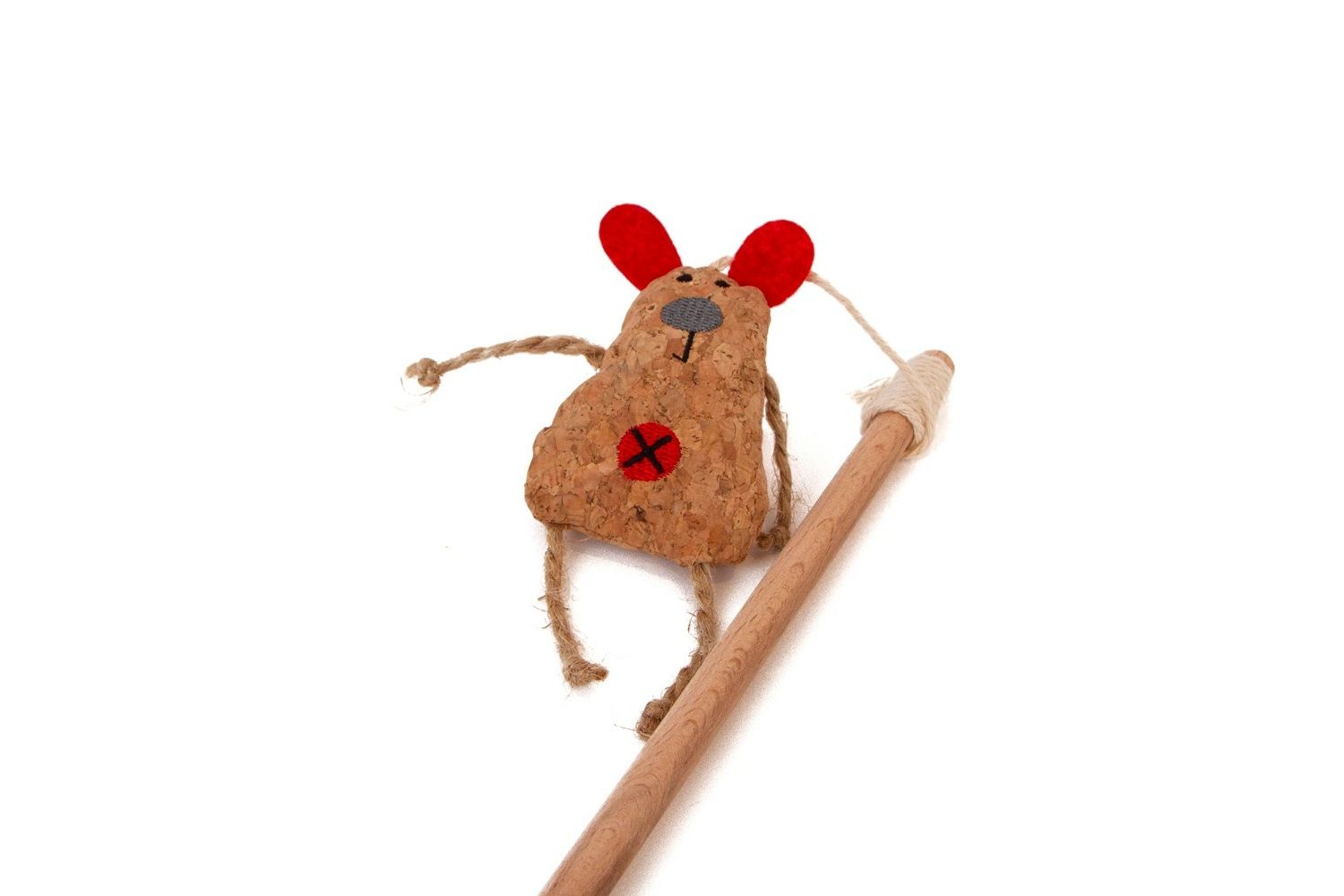  Great&Small Cat Dangler Cork Mouse