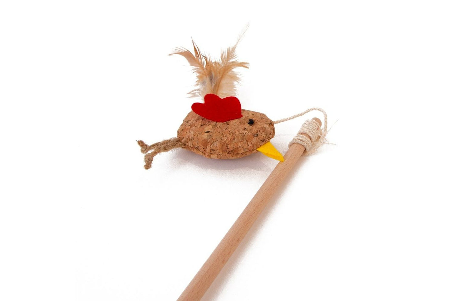  Great&Small Cat Dangler Cork Bird