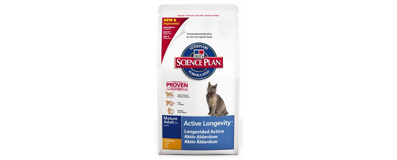  Hill's Science Plan Feline Active Longevity Mature Adult 7+ Chicken