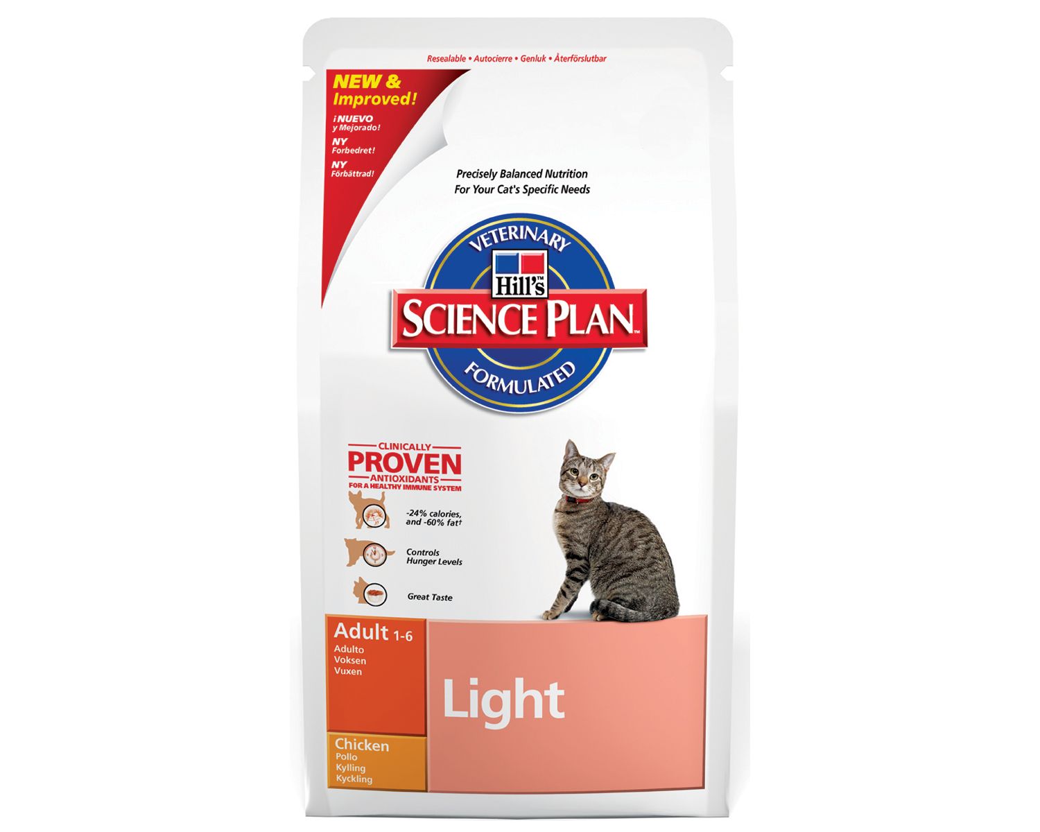  Hill's Science Plan Feline Light Adult Chicken
