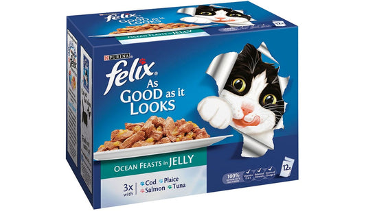  Felix As Good As It Looks Ocean Feasts In Jelly Wet Cat Food