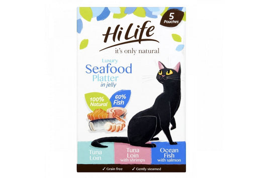  HiLife It's Only Natural Luxury Seafood Platter In Jelly Variety Pack