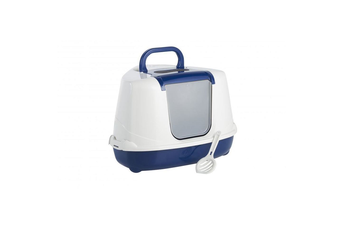  Unbranded Corner Hooded Flip Loo Blue