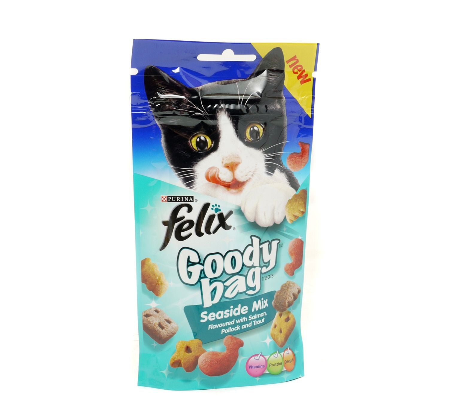  8 X Felix Goody Bag Seaside Mix 60g