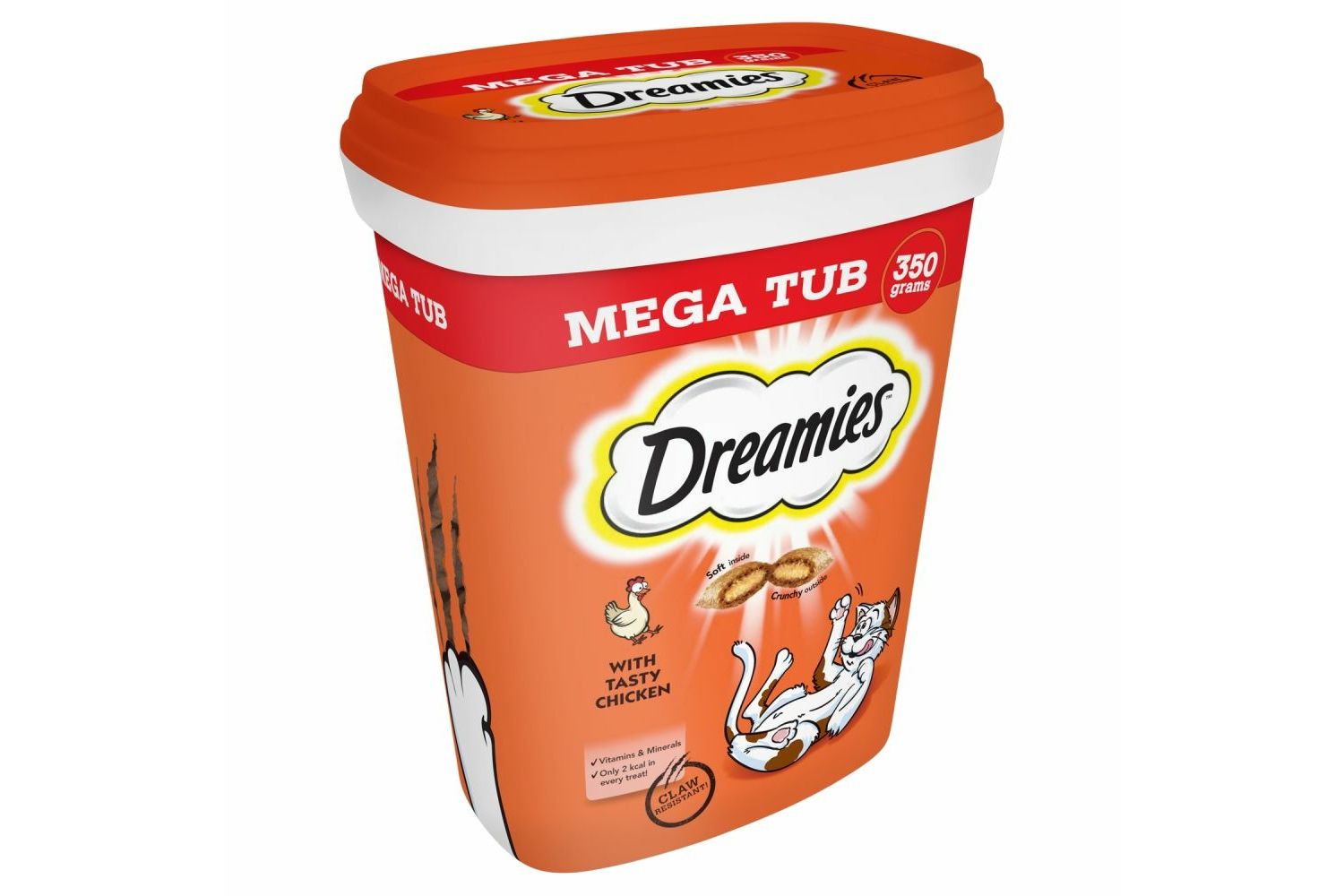 Dreamies Mega Pack Chicken Adult Cat Treat