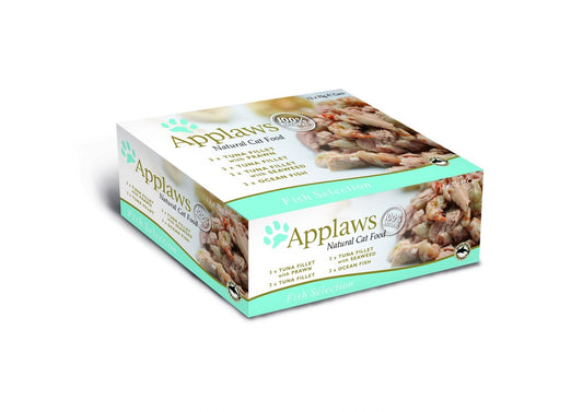  12 X Applaws Cat Tin Fish Selection Multi Pack 70g