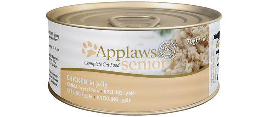  24 X Applaws Cat Tin Senior Chicken 70g