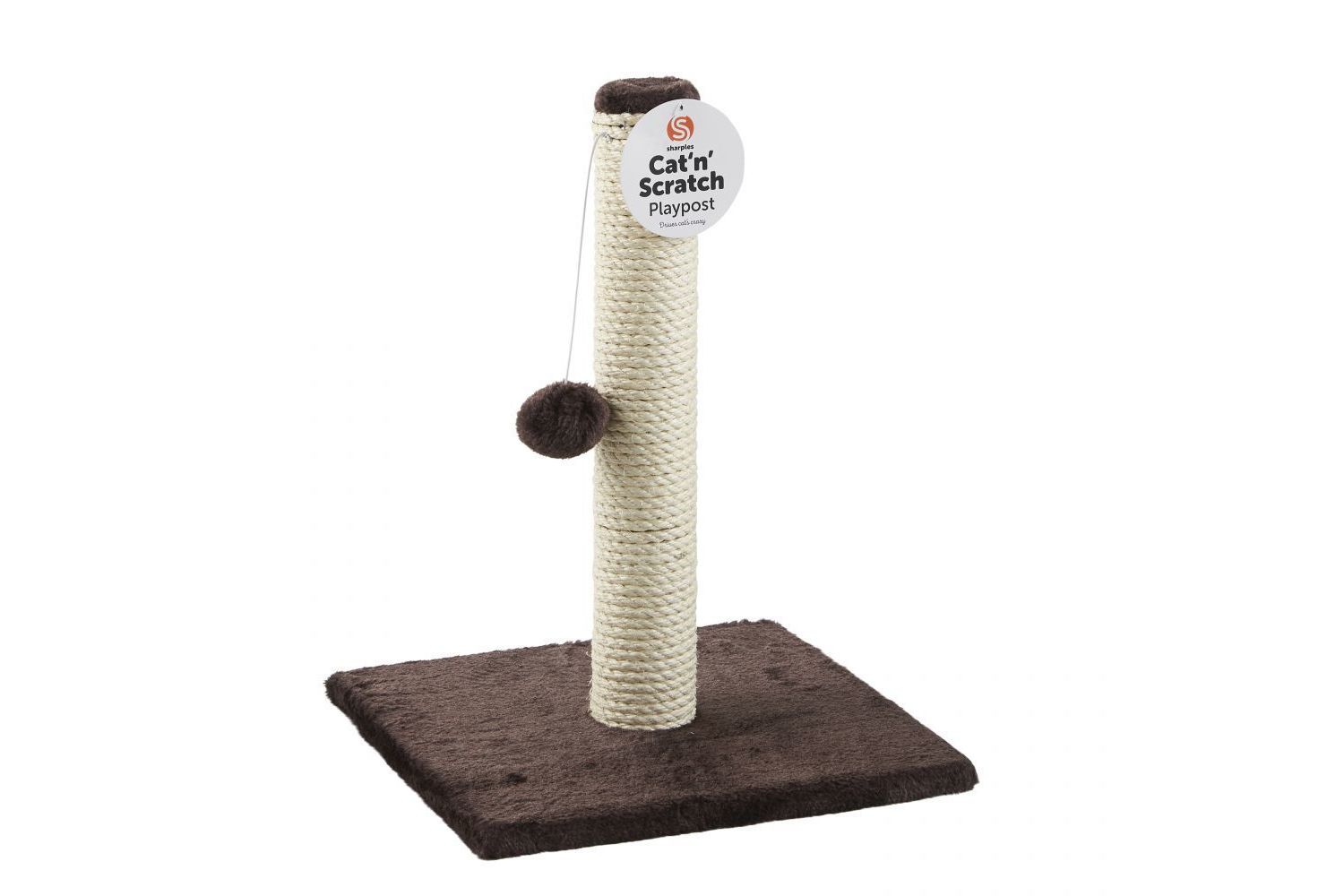  Sharples 'N' Grant Cat 'N' Scratch Playpost & Ball