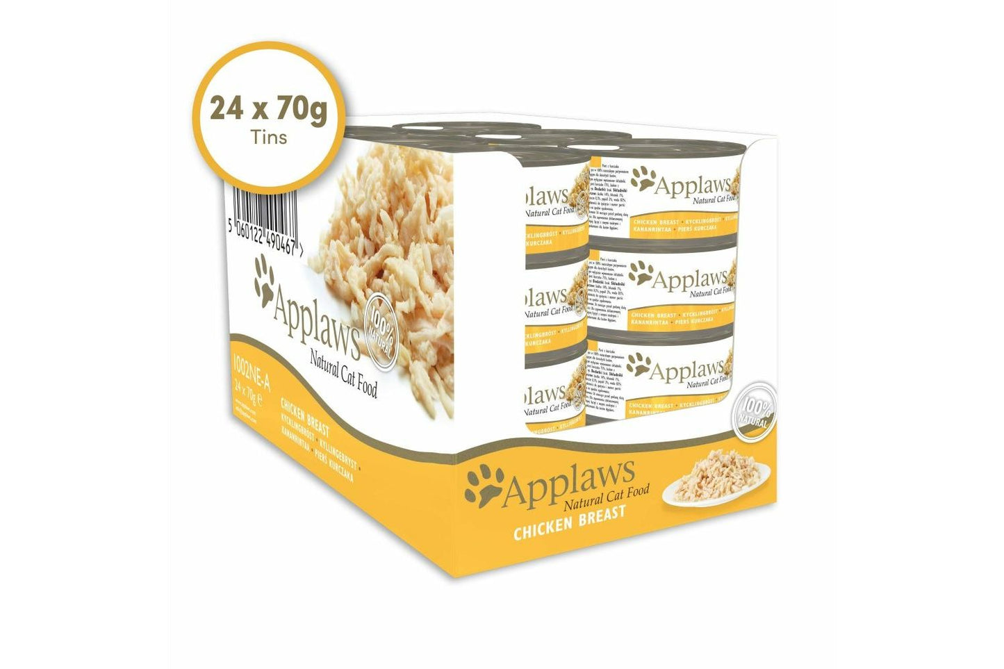  24 X Applaws Cat Chicken Breast 70g