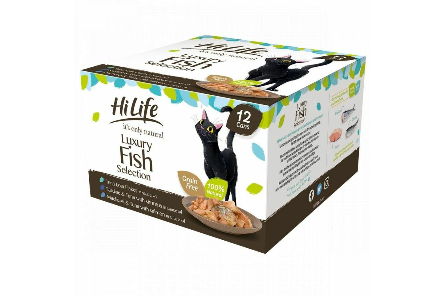 HiLife It's Only Natural Luxury Fish Selection In Sauce Cat Food