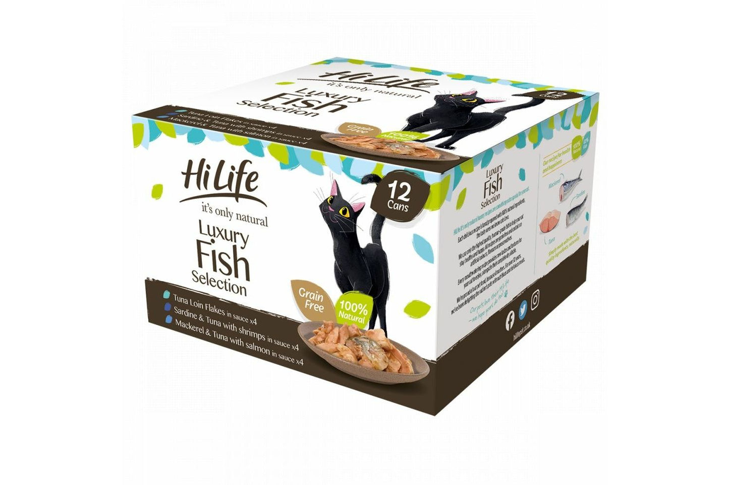  HiLife It's Only Natural Luxury Fish Selection In Sauce Cat Food