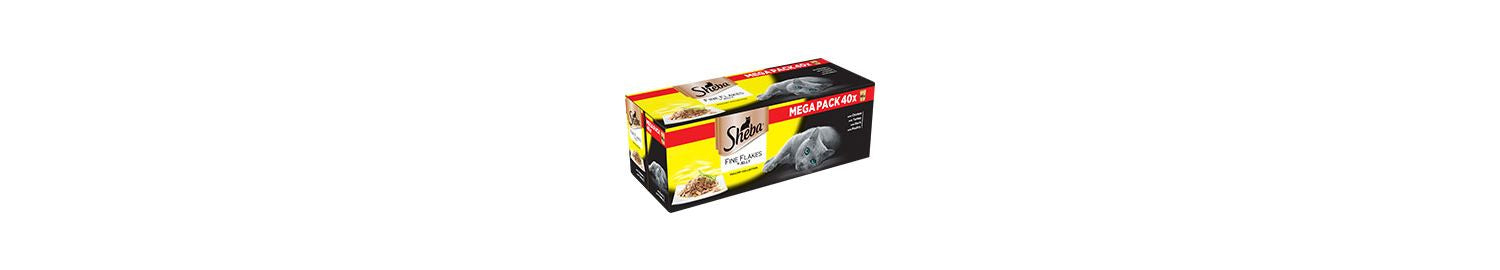  Sheba Pouch Fine Flakes Poultry Collection In Jelly 40 X 85g
