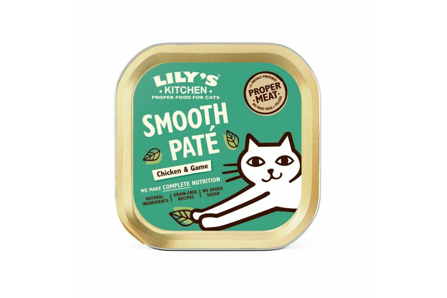  19 X 85g Lily's Kitchen Smooth Pate Chicken And Game Cat Food