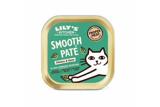  19 X 85g Lily's Kitchen Smooth Pate Chicken And Game Cat Food