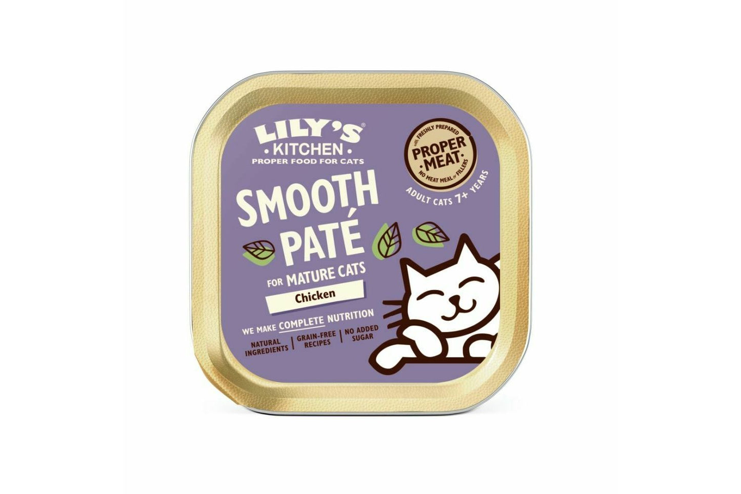  19 X 85g Lily's Kitchen Smooth Pate Chicken For Mature Cats