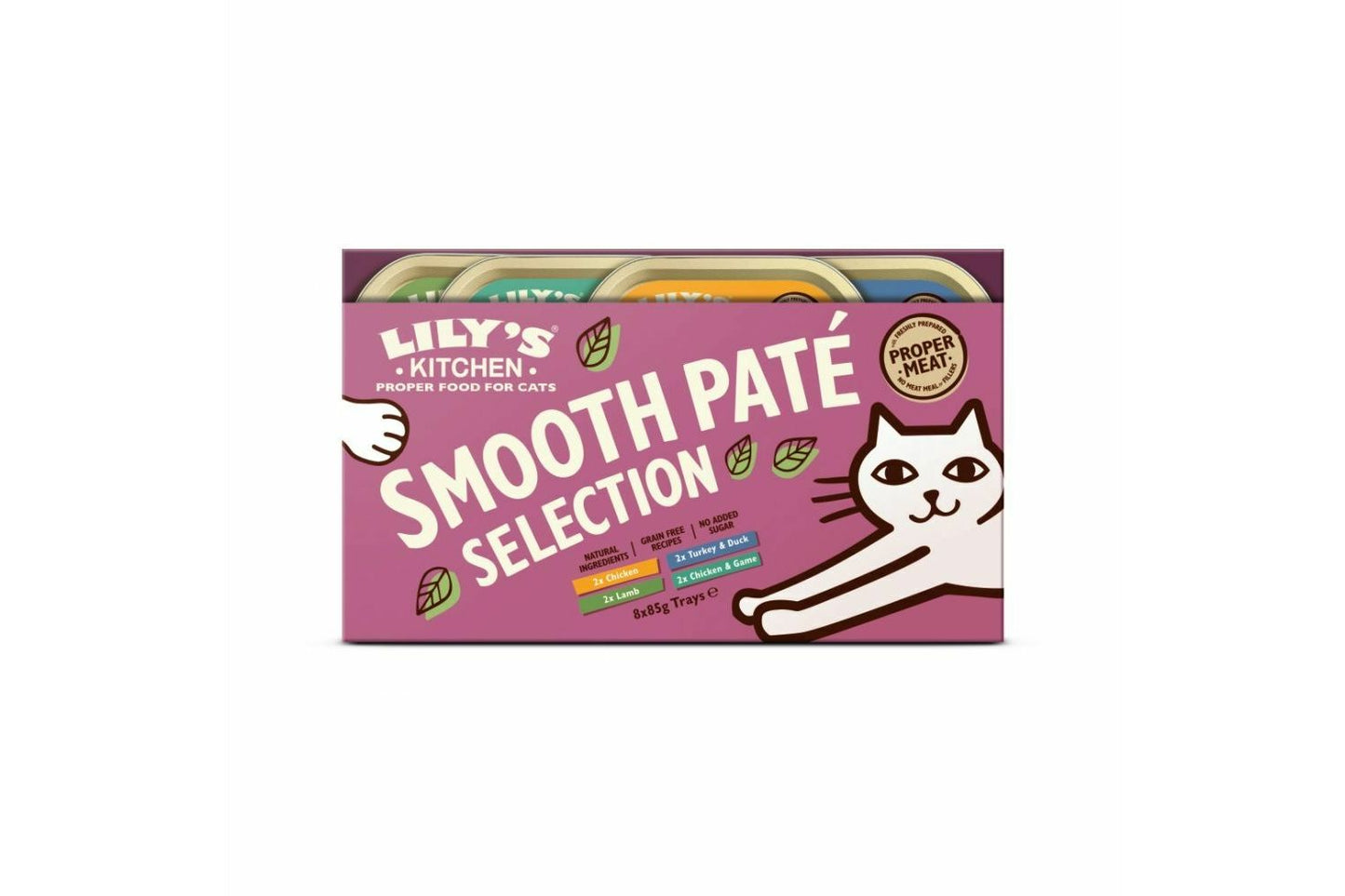  8 X 85g Lily's Kitchen Smooth Pate Cat Selection