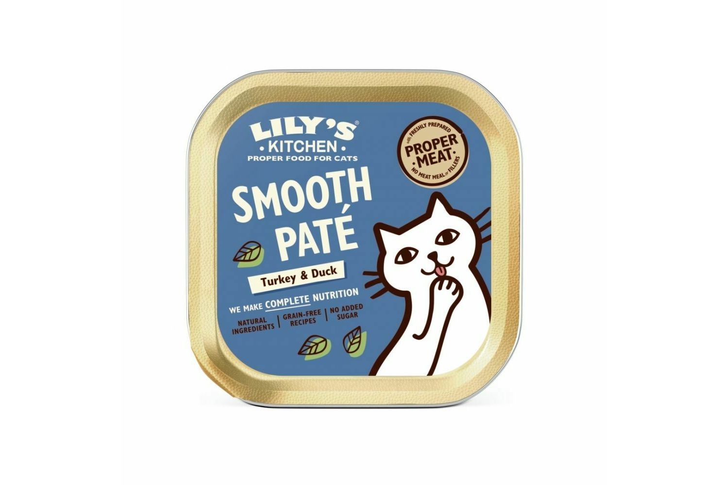  19 X 85g Lily's Kitchen Smooth Pate Turkey & Duck Cat Food